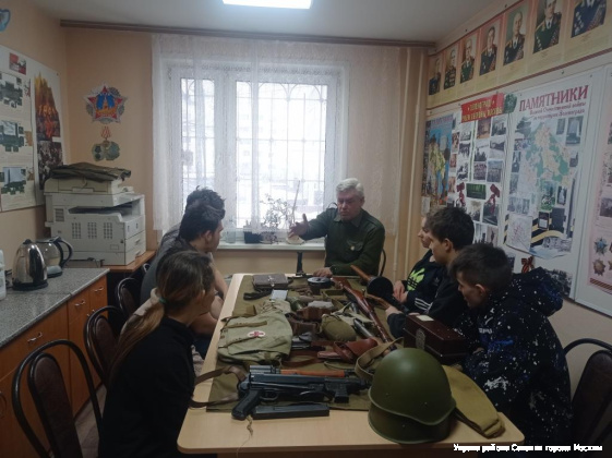 08.12.2023 учащиеся 8-х классов, ГБОУ «Школы № 854» отделение на Никольском, посетили интерактивный музей ВОВ в районе Савелки